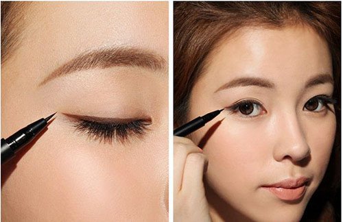 Học cách vẽ eyeliner “giấu đường kẻ” tự nhiên như sao Hàn