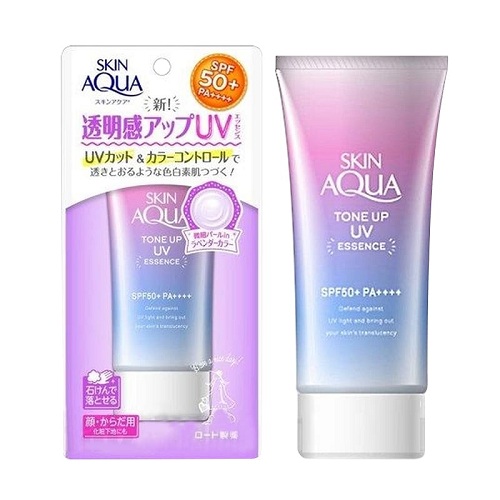 Kem Chống Nắng Rohto Skin Aqua Tone Up UV Essence SPF 50+ PA++++ (80g) - Halo Cosmetics - Cửa hàng mỹ phẩm chính hãng tại Pleiku