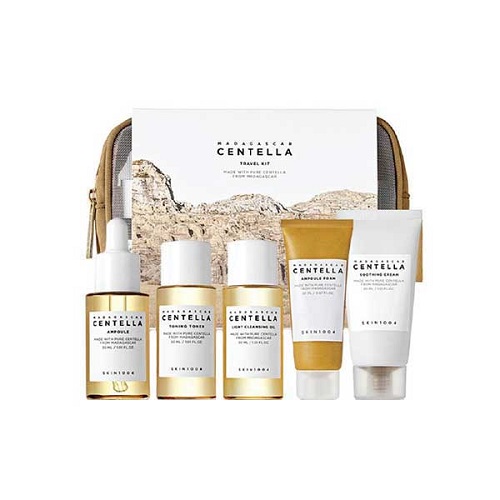 Bộ dưỡng da chiết xuất từ rau má Skin1004 Madagascar Centella Travel Kit - Halo Cosmetics - Cửa hàng mỹ phẩm chính hãng tại Pleiku