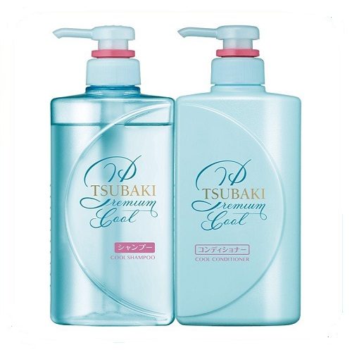 Bộ gội xả sạch dầu mát lạnh Tsubaki Premium Cool Set