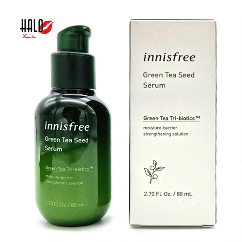 Tinh chất dưỡng ẩm sâu, phục hồi da mụn Innisfree Green Tea Seed Serum - Halo Cosmetics - Cửa hàng mỹ phẩm chính hãng tại Pleiku
