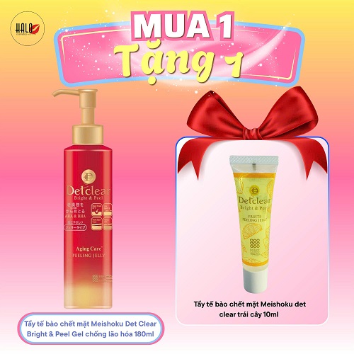 Tẩy tế bào chết dạng gel chống lão hóa Meishoku Detclear Bright & Peel Aging Care Peeling Jelly