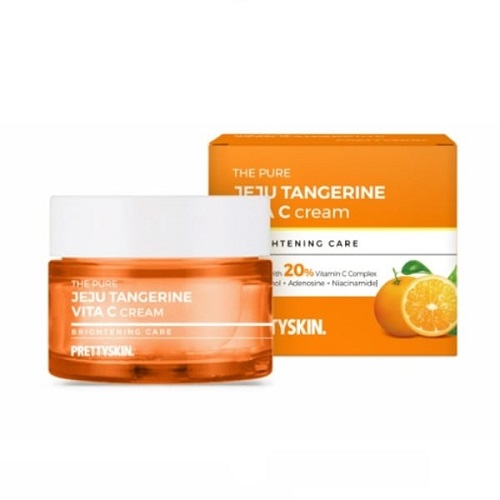 Kem dưỡng phục hồi trắng da The Pure Jeju Tangerine Vita C Cream ( date 09/26)