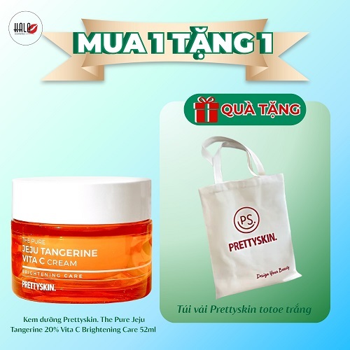 Kem dưỡng phục hồi trắng da The Pure Jeju Tangerine Vita C Cream