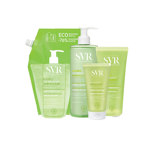 Sữa rửa mặt dạng gel không chứa cà phòng dành cho da dầu SVR Sebiaclear Gel Moussant