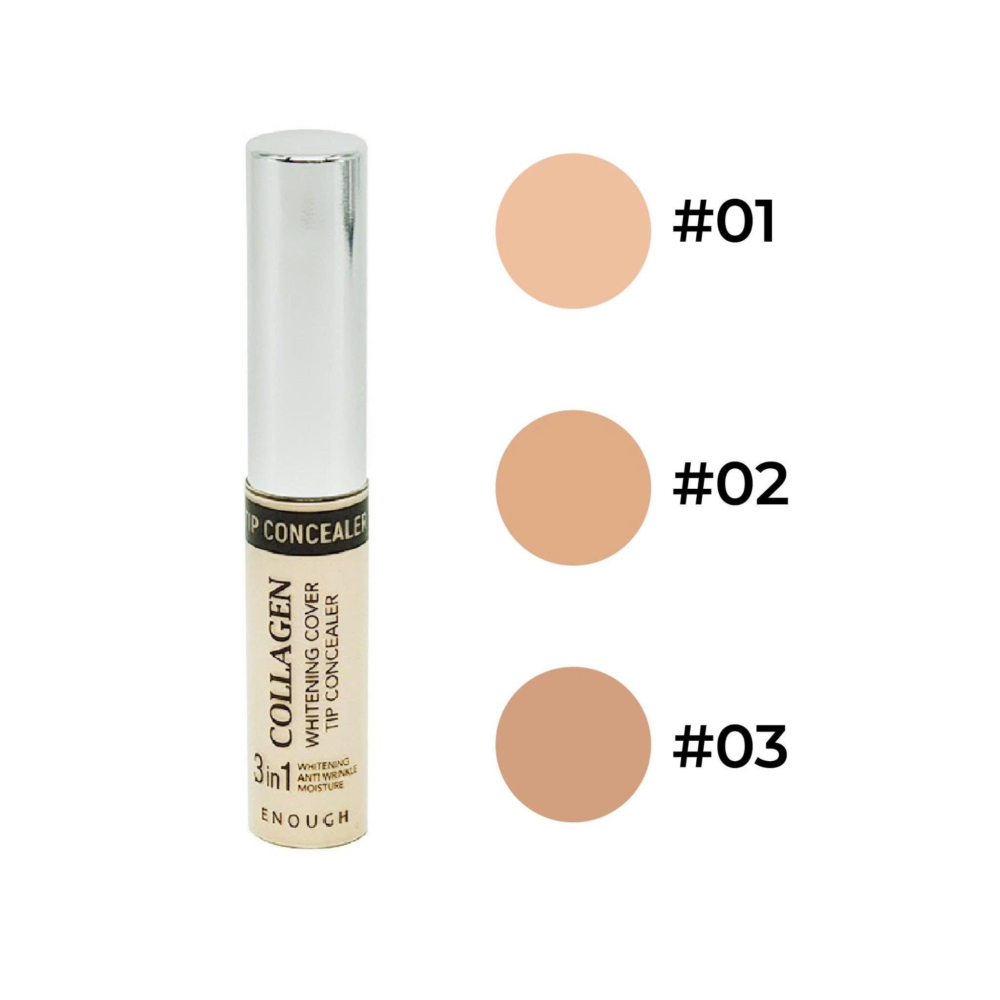 Thanh Che Khuyết Điểm Enough Collagen Cover Tip Concealer (10,11/26)