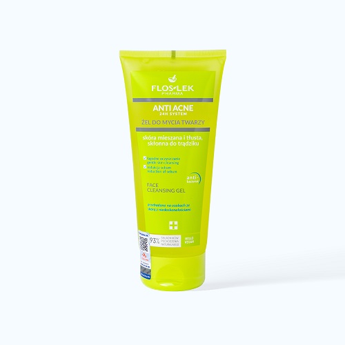 Sữa rửa mặt giảm mụn Floslek Antibacterial face cleansing gel 