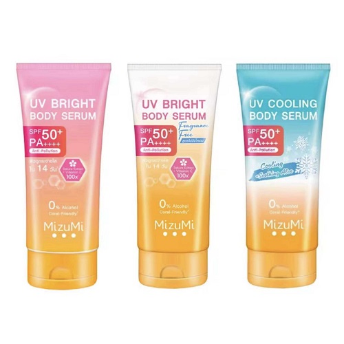 Tinh Chất Chống Nắng Mizumi UV Bright Body Fragrance Free SPF50+ PA++++