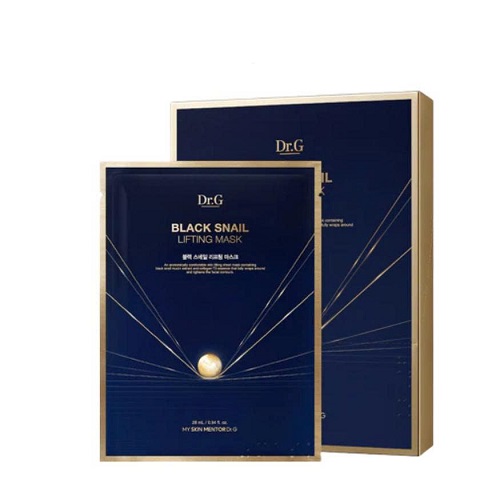 Mặt nạ làm săn chắc da và nâng cơ Dr.G Black Snail Lifting Mask 28ml