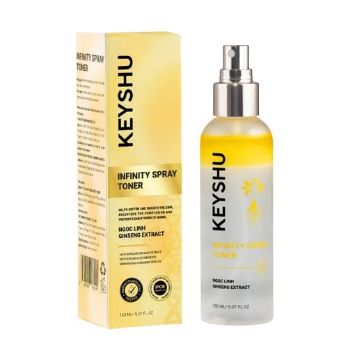 Nước Cân Bằng Hỗ Trợ Dưỡng Ẩm Và Ngừa Lão Hóa Keyshu Infinity Spray Toner