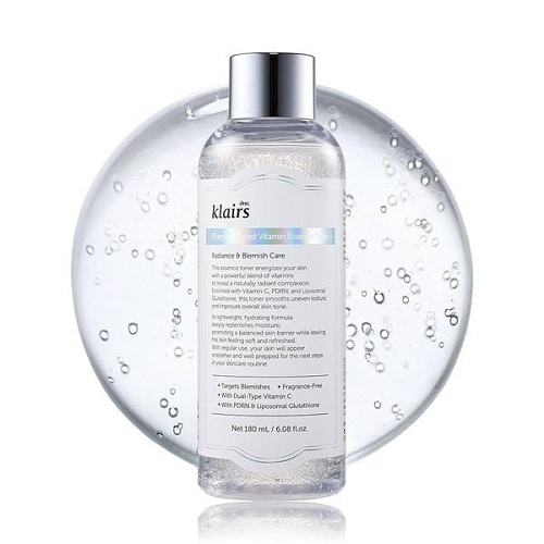 Nước hoa hồng hỗ trợ làm sáng da Freshly Juiced Vitamin Essence Toner 180ml