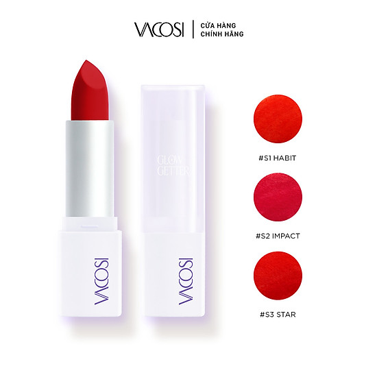 Son Thỏi Vacosi Glow Getter Matte Lipstick