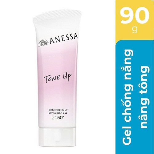 Gel chống nắng nâng tông suốt 8H & hiệu chỉnh sắc tím Anessa Tone Up UV Gel SPF50+ PA++++ 90g
