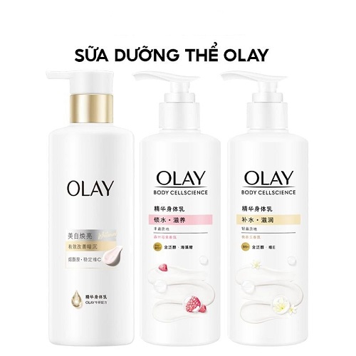 Sữa Dưỡng Thể OLAY Sáng Da, Dưỡng Ẩm Hương Nước Hoa Body Cellscience 260g