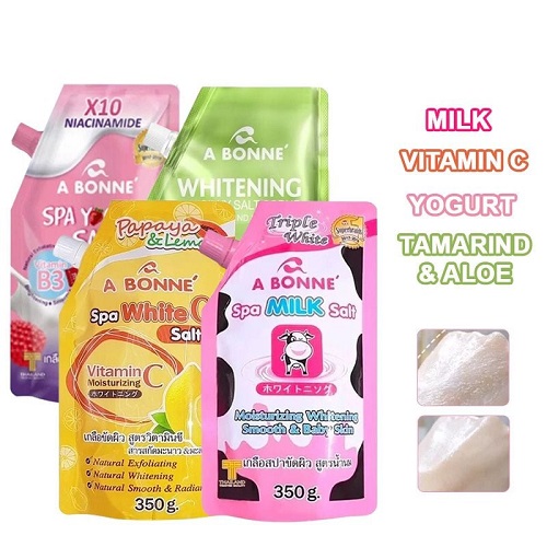 Muối Tắm Tẩy Tế Bào Chết Cơ Thể A Bonne Làm Sáng Da, Dưỡng Da Mịn Màng Spa Salt