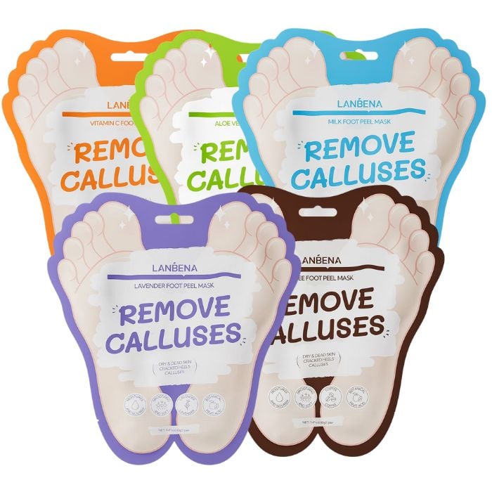 Nạ Chân Làm Mềm Cấp Ẩm Lanbena Foot Peel Mask