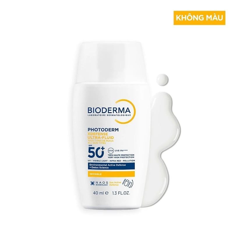 Sữa Chống Nắng Bioderma Phổ Rộng Photoderm Xdefense Ultra-Fluid SPF50+/PA++++ 40ml