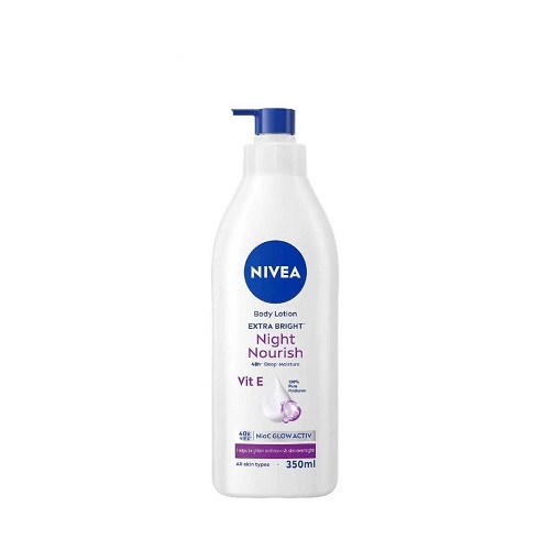 Sữa Dưỡng Thể Giúp Hỗ Trợ Sáng Da Ban Đêm Night White Nivea 350Ml