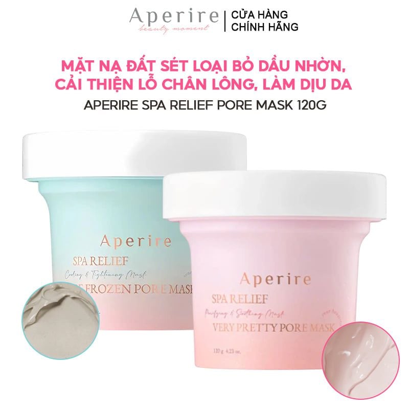 Mặt Nạ Đất Sét Aperire Spa Relief Pore Mask