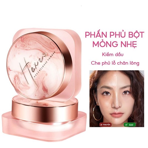 Phấn Phủ Hexze Dạng Bột Mỏng Nhẹ Light Mist Loose Powder 7g