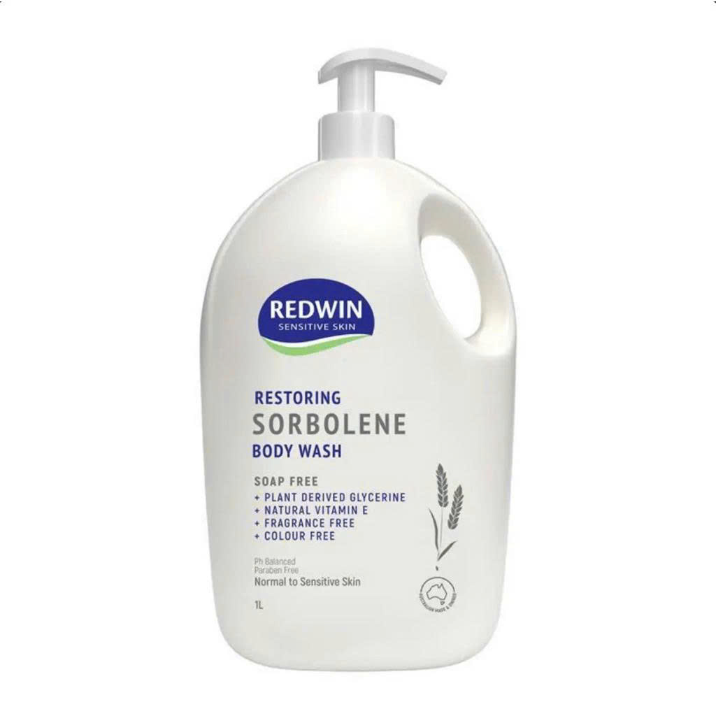 Sữa tắm Redwin Sorbolene Body Wash Vitamin E làm sạch nhẹ nhàng, dưỡng ẩm, giúp da mềm mịn
