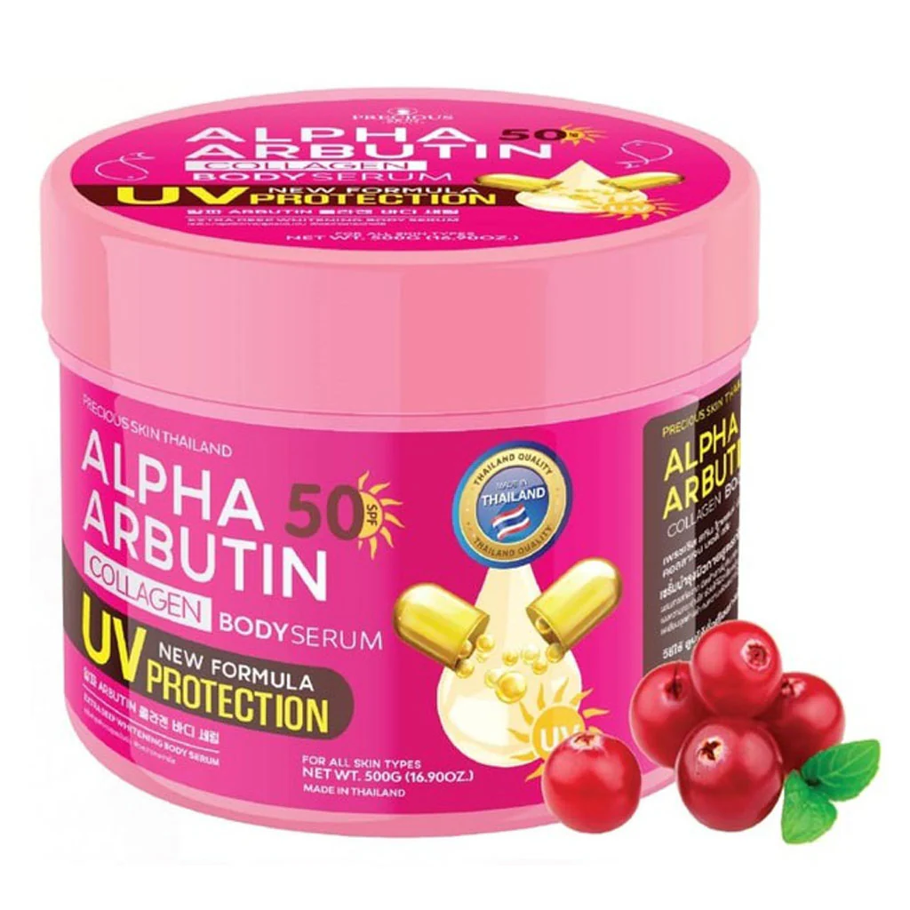 Kem Dưỡng Trắng Chống Nắng Toàn Thân Alpha Arbutin Collagen SPF50 New UV Cream Protection 500ml