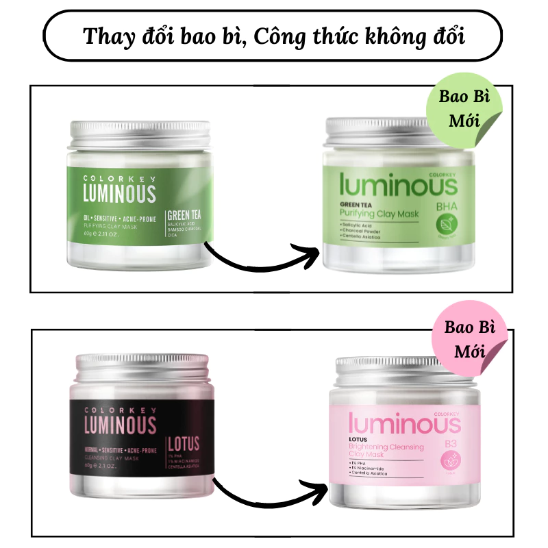 Mặt Nạ Bùn Colorkey  Luminous Clay Mask