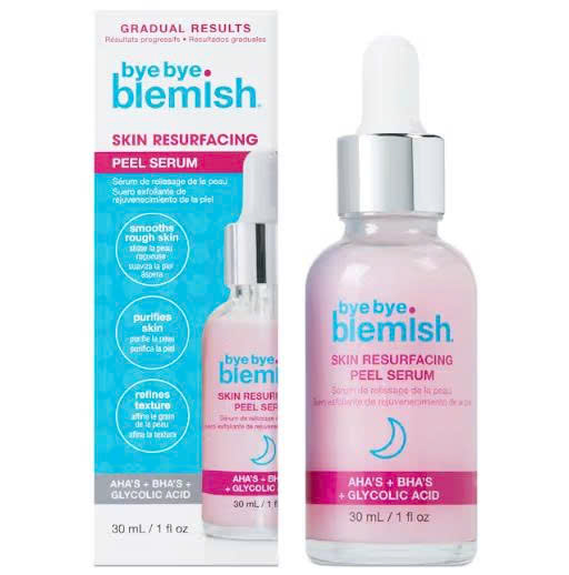 Tinh Chất Peel Da AHA + BHA+GLYCOLIC ACID Giúp Tái Tạo, Mờ Thâm, Làm Mịn Da Bye Bye Blemish Skin Resurfacing Peel Serum 30ml