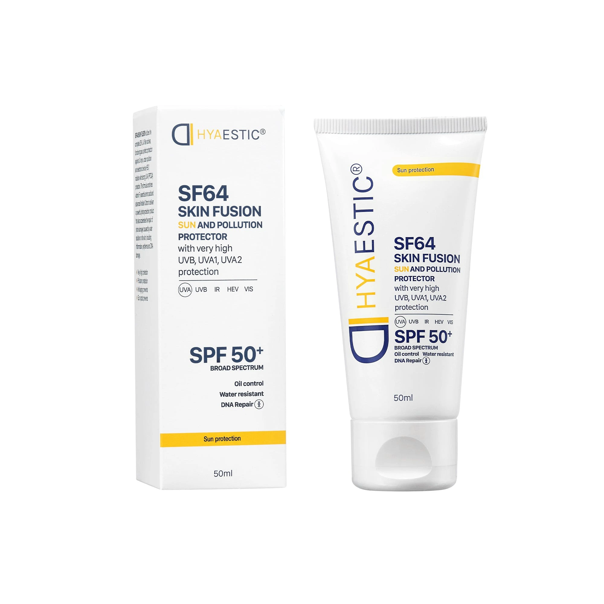 Kem chống nắng Hyaestic Skin Fusion SF64 Sun And Pollution Protector SPF50+