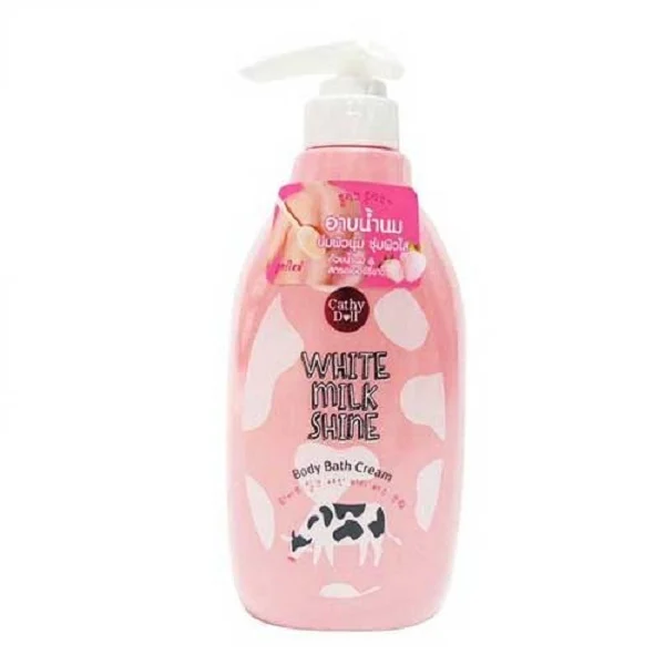 Sữa Tắm Sáng Da Sữa Bò Cathy Doll White Milk Shine Body Bath Cream 450ml
